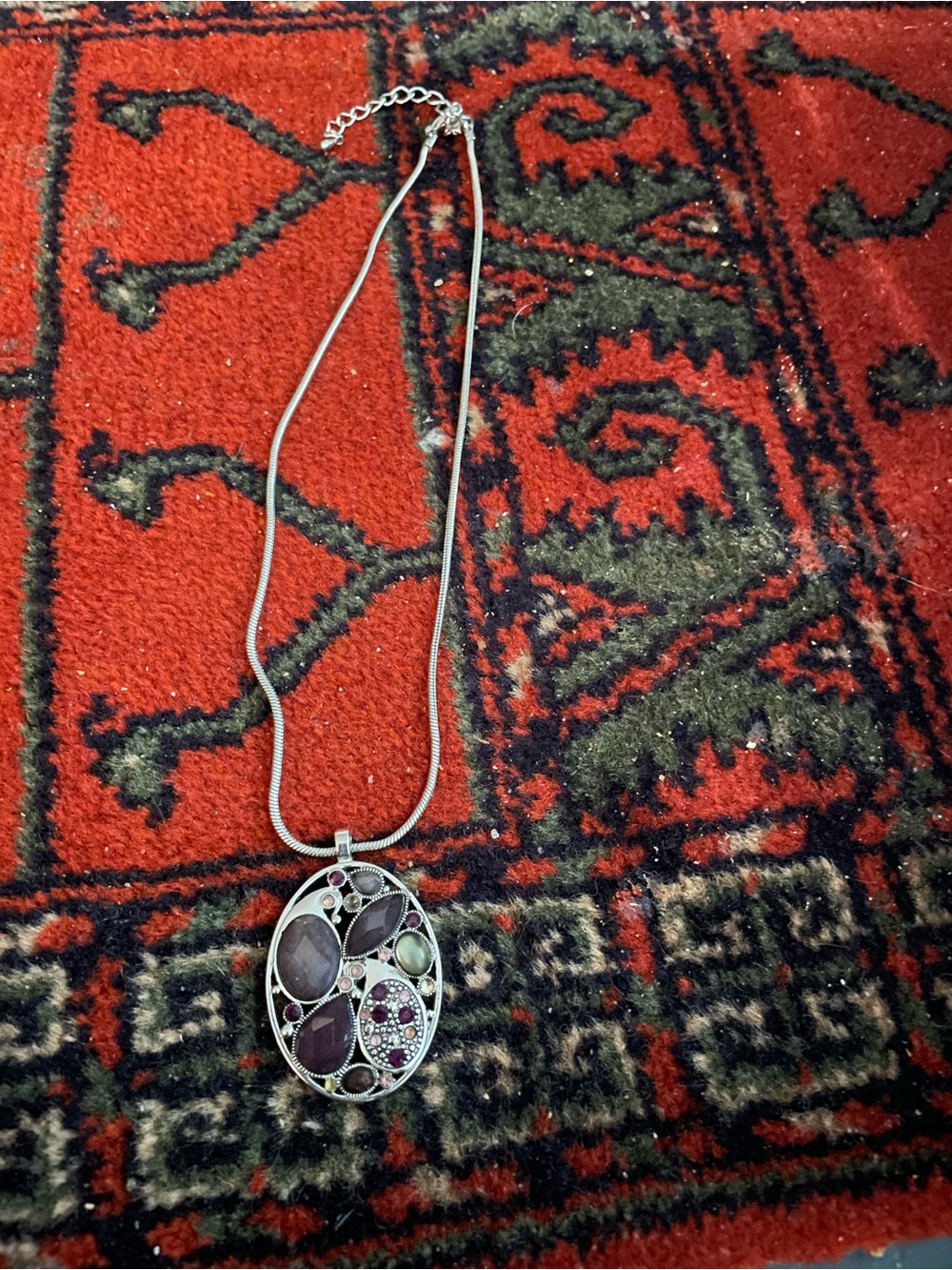 Lovely Silver Tone Necklace